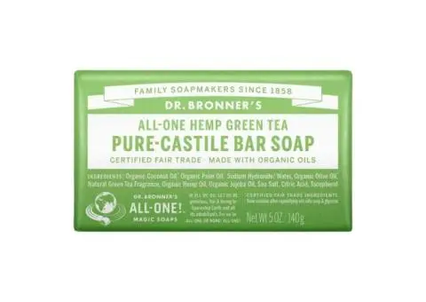Looking for a Gentle Organic Soap That Actually Cleans? Try Dr. Bronner’s Green Tea Bar Now!