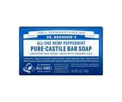 Dr. Bronner’s Pure-Castile Peppermint Bar Soap — Cool, Organic & Refreshing