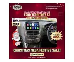 Christmas Mega Festive Sale: 10% Off Ford Territory SZ CarPlay Headunit