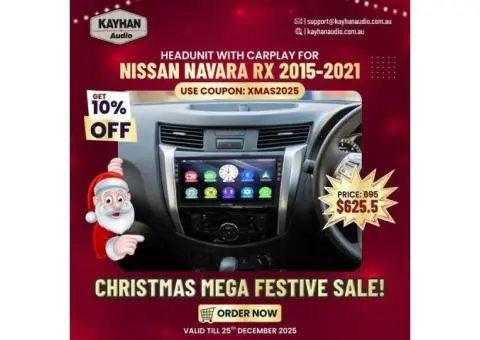 🌟 Jingle All the Way to Modern Drives: Nissan Navara RX (2015-2021) CarPlay Headunit
