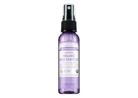 Limited Stock! Dr. Bronner’s Organic Lavender Hand Sanitizer — Refresh & Protect