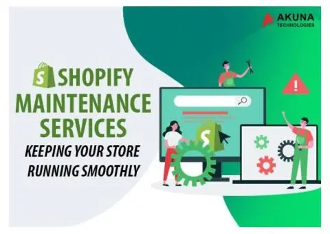 Run your shopify store smoothly by our shopify maintenance services