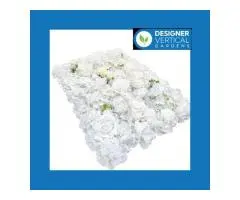 Create Clean Scenes With A White Artificial Flower Wall