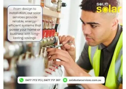 Reliable Solar Solutions for Homes & Businesses Across Sydney – Solid Solar Services