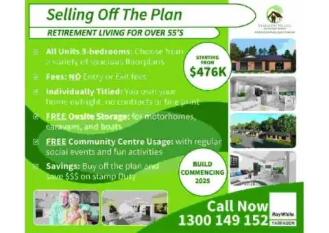 Spacious Retirement Apartment – The Birch – Yarragon Village