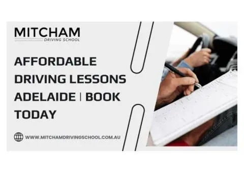 Affordable Driving Lessons Adelaide | Book Today