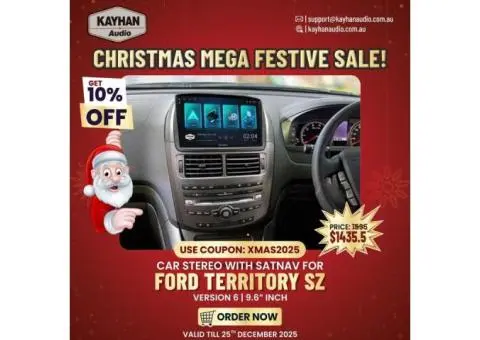 🚗 Festive Tech Upgrade – Premium Android Stereo for Ford Territory SZ