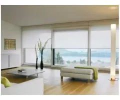 Clean Lines Plus Total Control with Motorised Roller Blind