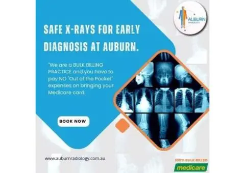 Auburn Radiology offers Safe X-rays for Early Diagnosis. (02) 8315 8292