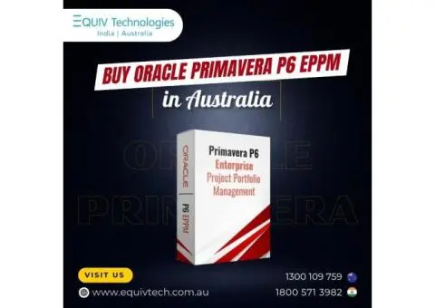 Buy Oracle Primavera P6 EPPM in Australia
