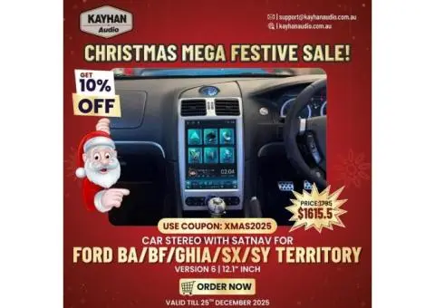 Santa-Approved Deal! Ford Car Stereo with SatNav – 10% OFF