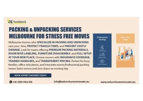 Professional Packaging Services Melbourne | Safe & Secure Packing Solutions