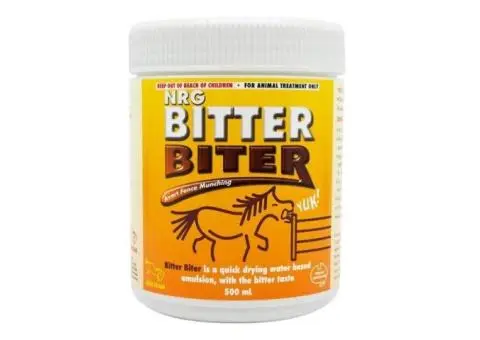Protect Timber with NRG Bitter Biter for Horses