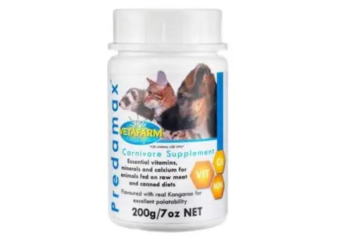 Vetafarm Predamax Carnivore Supplement — Boost Your Pet’s Nutrition