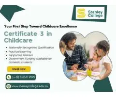 Early Childhood Education and Care Certificate III – Build a Strong Foundation
