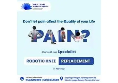 Best joint replacement surgeon Dr. Y. Hari Prasad Reddy in Rayalaseema