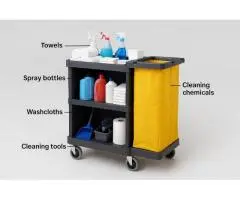 Choose the Easy-To-Use Washroom and Housekeeping Trolley