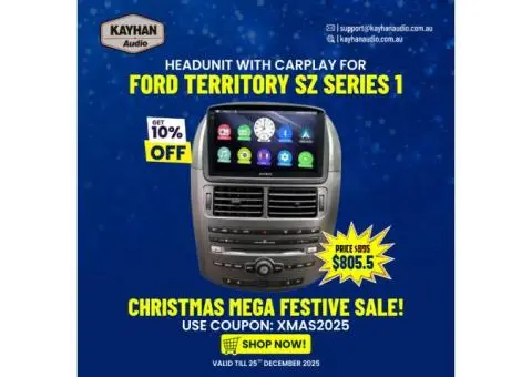 Headunit With Carplay for Ford Territory SZ Series 1 - 1/4