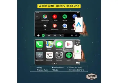 Wireless Apple CarPlay & Android Auto Module For Bentley Bentayga 2016-2019 - 1/3