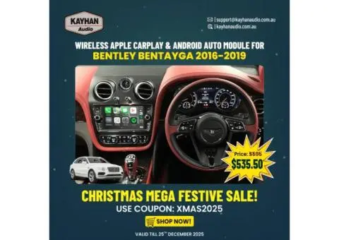 Wireless Apple CarPlay & Android Auto Module For Bentley Bentayga 2016-2019 - 3/3