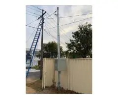 Power Pole Installation Services - CForce Electrical