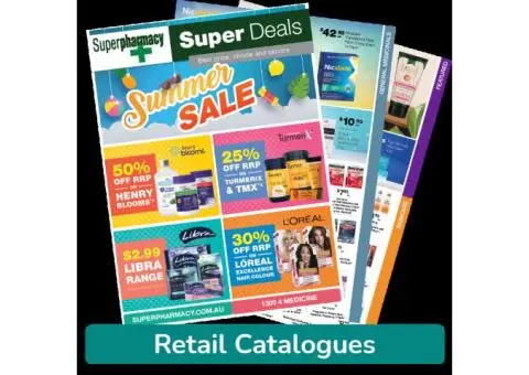 High Quality Catalogues Printing Service in Australia