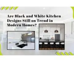 Classic Meets Contemporary in Black and White Kitchens