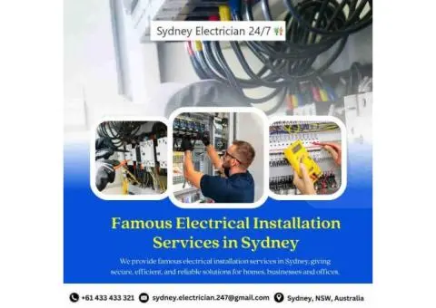 Famous Electrical Installation Services in Sydney