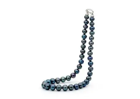 Moonlight Necklace – Luxury Black Pearl Necklace for Weddings & Gifts - 1/3