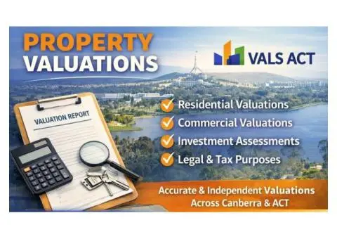 Professional Property Valuations Services in ACT | Vals ACT