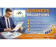 Expert Business Valuations Services in ACT | Valuations ACT