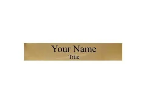 Custom Engraved Desk Name Plates Online