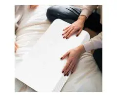 Adjustable Memory Foam for Side Sleepers Cube Pillow W/Cooling Ventilated Cover