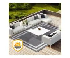 Extra Large Outdoor Rug - Camping Rug, Porch Rug, Reversible Portable Outdoor Pl