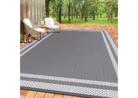Extra Large Outdoor Rug - Camping Rug, Porch Rug, Reversible Portable Outdoor Pl - 2/4