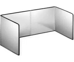 4 Sided Splatter Guard, Foldable Stainless Steel Oil Splatter Shield Guard Greas