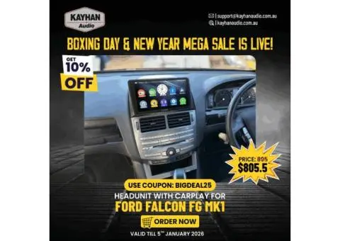 New Year Mega Sale – Apple CarPlay Headunit for Ford Falcon FG MK1