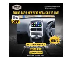 🚗 Boxing Day & New Year Mega Sale – Apple CarPlay Headunit for Ford FGX