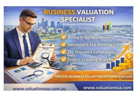 Business Valuation Specialist in Adelaide | Trusted Valuation Experts