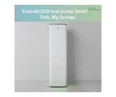 Emerald 320l heat pump: Smart Tech, Big Savings.
