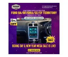Go Bigger & Smarter – 12.1” Touchscreen Upgrade for Ford BA/BF/Ghia/SX/SY Territory