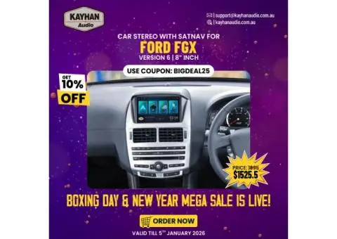Upgrade Your Ford FGX with a Smart 8” SatNav Stereo