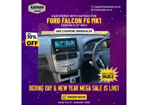 Modern Tech Upgrade for Ford Falcon FG MK1 – 8” Touchscreen