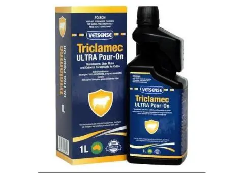 Vetsense Triclamec Ultra Pour-On for Cattle Health