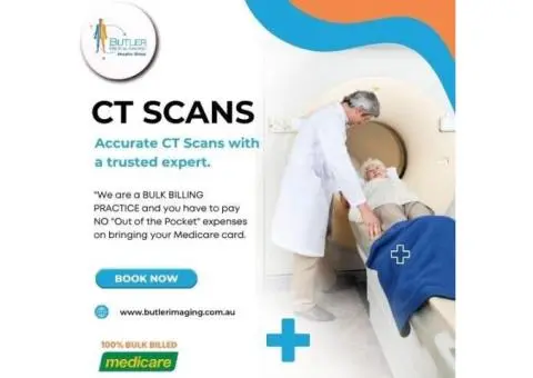 Accurate CT scans you can trust at Butler Medical Imaging. (08) 9544 3999