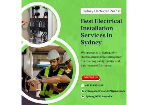 Best Electrical Installation Services in Sydney