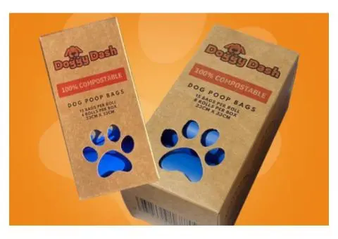 Compostable Dog Poop Bags – Strong, Eco-Friendly & Leak-Proof