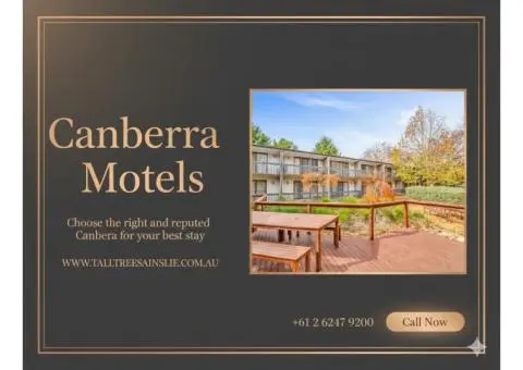Plan to book the perfect Canberra Motels