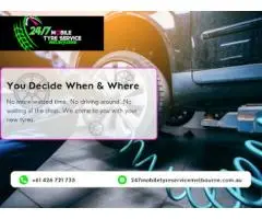Melbourne CBD 24/7 Mobile Tyre Replacement – Fast, Reliable Service Anytime