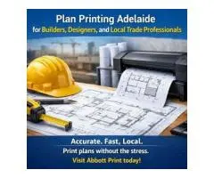 Plan Printing Adelaide for Builders, Designers, and Local Trade Professionals